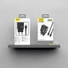 Мережевий зарядний пристрій Dudao A26TCEU PD QC 25W GaN USB-A USB-C з кабелем USB-C Black (6976625334117)