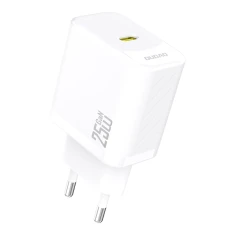 Зарядний пристрій Dudao A27 25W GaN USB-C White (6976625334124)