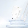 Зарядний пристрій Dudao A27 25W GaN USB-C White (6976625334124)
