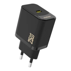 Зарядний пристрій Dudao A27 25W GaN USB-C Black (6976625334131)