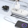 Зарядний пристрій Dudao A27 25W GaN USB-C Black (6976625334131)