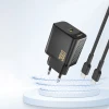 Зарядний пристрій Dudao A27P 30W PD GaN USB-C Black (6976625334179)