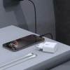 Мережевий зарядний пристрій Dudao A27PCEU PD 30W GaN USB-C з кабелем USB-C білий (6976625334186)