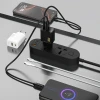 Мережевий зарядний пристрій Dudao A27TEU PD 30W GaN USB-A USB-C Чорний (6976625334216)