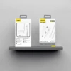 Мережевий зарядний пристрій Dudao A27TCEU PD 30W GaN USB-A USB-C з кабелем USB-C білий (6976625334223)