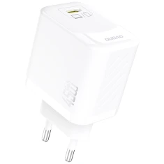 Мережевий зарядний пристрій Dudao A28 45W GaN USB-C White (A28-W)