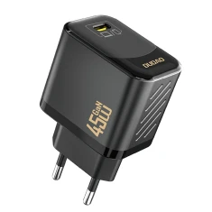 Зарядний пристрій Dudao A28 45W GaN USB-C Black (A28-B)