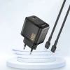 Зарядное устройство Dudao A28 45W GaN USB-C Black (A28-B)