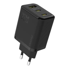 Мережевий зарядний пристрій Dudao A29 65W GaN 2x USB-C + USB-A Black (A29 black)