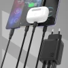Мережевий зарядний пристрій Dudao A29 65W GaN 2x USB-C + USB-A Black (A29 black)
