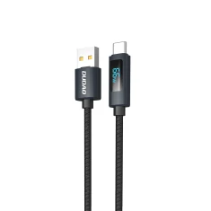 Кабель Dudao L7T USB-A - USB-C 66W 1m Black (6976625334407)