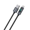 Кабель Dudao L7T USB-A - USB-C 66W 1m Black (6976625334407)