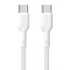 Кабель Dudao L9C USB-C to USB-C 1m Білий (L9C_White 1M)