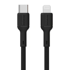 Кабель Dudao L9X USB-C to Lightning 1m Чорний (L9X_Black 1M)