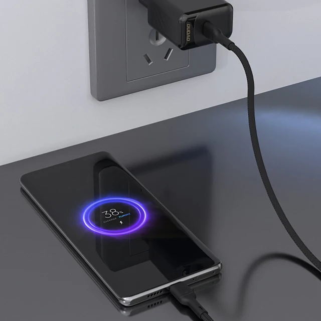Кабель Dudao L9X USB-C to Lightning 1m Черный (L9X_Black 1M)