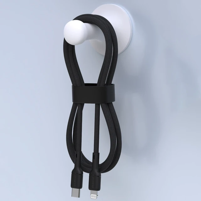 Кабель Dudao L9X USB-C to Lightning 2m Black (L9X_Black 2M)