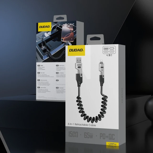 Кабель Dudao L20PRO 4в1 (6976625334797)