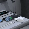 Мережевий зарядний пристрій Dudao A29C 65W GaN White + кабель USB-C (A29C_White)