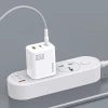 Мережевий зарядний пристрій Dudao A29C 65W GaN White + кабель USB-C (A29C_White)