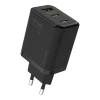 Мережевий зарядний пристрій Dudao A29C 65W GaN Чорний + кабель USB-C (A29C_Black)