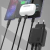Мережевий зарядний пристрій Dudao A29C 65W GaN Чорний + кабель USB-C (A29C_Black)