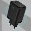 Мережевий зарядний пристрій Dudao A29C 65W GaN Чорний + кабель USB-C (A29C_Black)