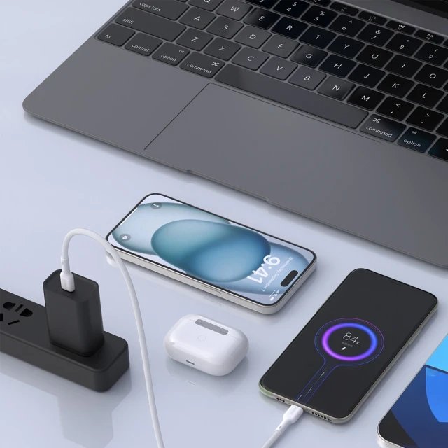 Кабель Dudao L9CMAX 240W PD USB-C to USB-C 1.2m White (L9CMAX_White 1M)