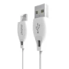 Кабель Dudao L4M USB-A - MicroUSB 2.4A 1m білий (L4M white)