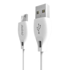 Кабель Dudao L4M USB-A - MicroUSB 2.4A 1m білий (L4M white)