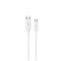Кабель Dudao L2SM USB-A / micro USB 6A 1.2 м White (6976625335374)
