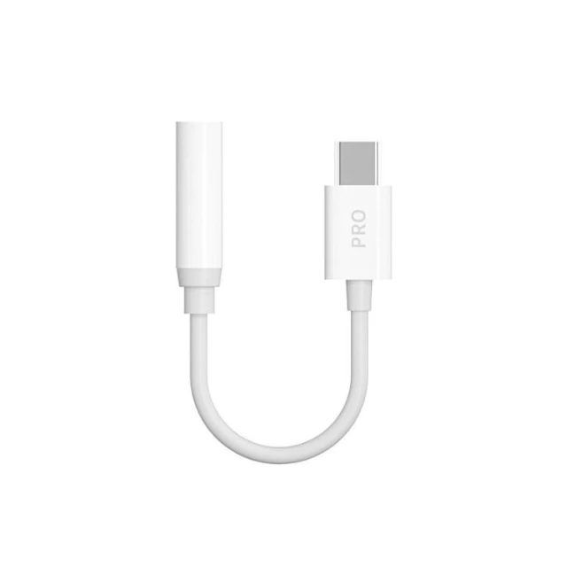Аудіоадаптер Dudao USB Type-C на 3.5mm White (L16CPro white)