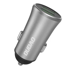 Автозарядное устройство Dudao 2x USB 3.4A Silver (R6S)