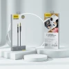 Кабель Dudao AUX mini jack 3.5 mm 1 м White (L12S)
