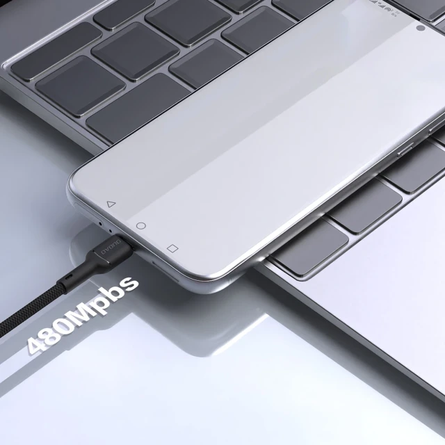 Кабель Dudao L9T USB-A to USB-C 1m Чорний (L9T_Black)