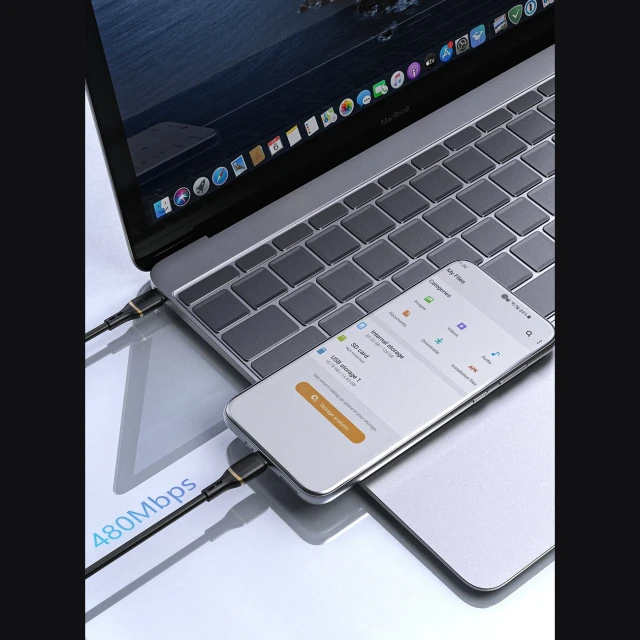 Кабель Dudao L25C USB-C - USB-C силіконовий 60W 1m White (L25C)