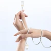 Кабель Dudao L25T USB-A - USB-C силіконовий 5A 1m White (L25T)
