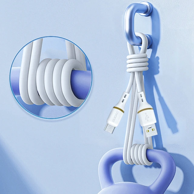 Кабель Dudao L25L USB-A - Lightning 1м 30W White (L25L white)