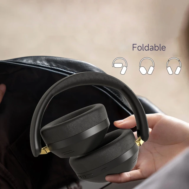 Навушники бездротові Dudao X22 Max накладні Bluetooth з ANC Black (X22Max black)