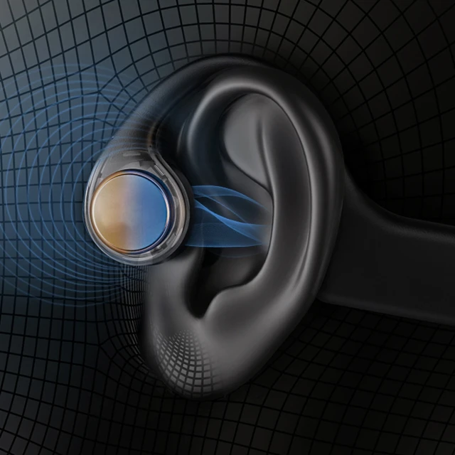 Бездротова гарнітура Dudao U22 Bluetooth 5.2 з кістковою провідністю Black (6976625336173)