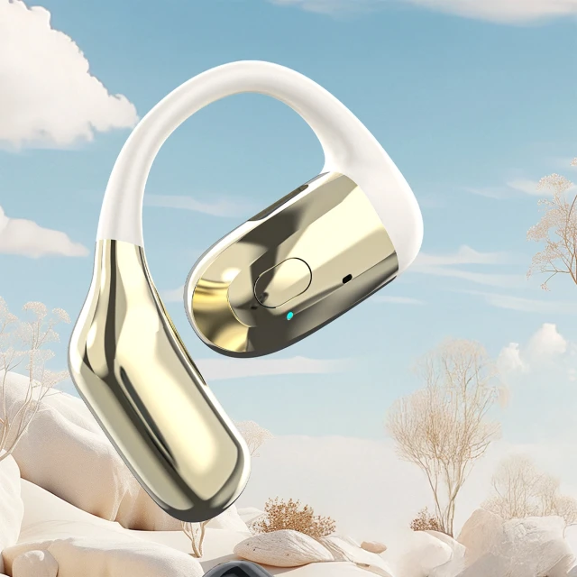 Бездротова гарнітура Dudao U4Pro Bluetooth універсальна Beige (6976625336302)