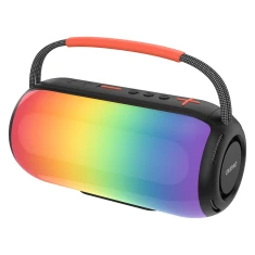 Бездротова колонка Dudao Y21 з RGB підсвічуванням Bluetooth 5.3 Black (6976625336395)