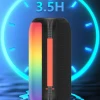 Беспроводная колонка Dudao Y21 с RGB подсветкой Bluetooth 5.3 Black (6976625336395)