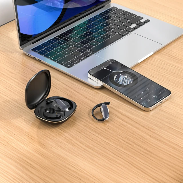 Навушники Dudao U17Z Bluetooth 5.3 OWS з заушниками Black (6976625336524)