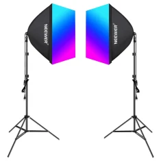 Набір освітлення Neewer NK800 2x Softbox 24W RGB (B0CF55TW5J)