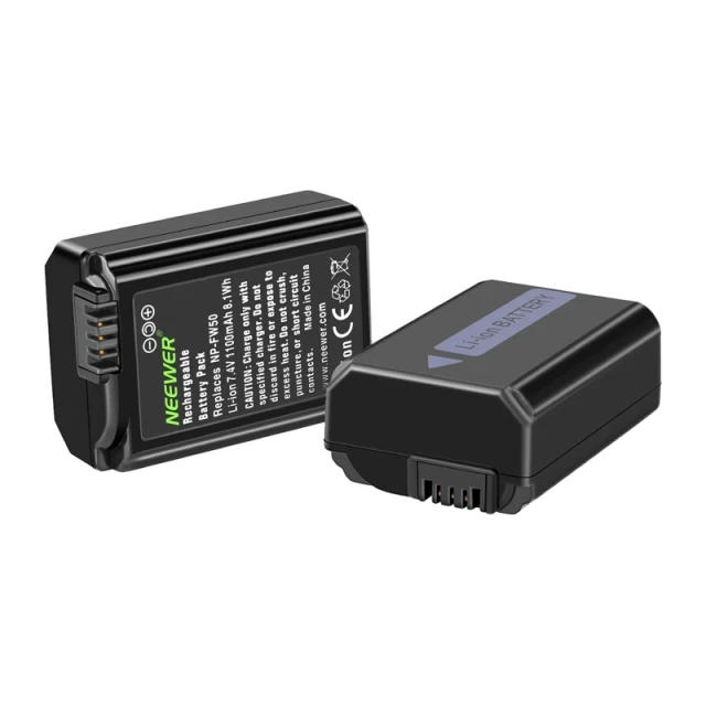 Набір 2x акумулятора Sony + зарядка Neewer NP-FW50 (6976831831158)
