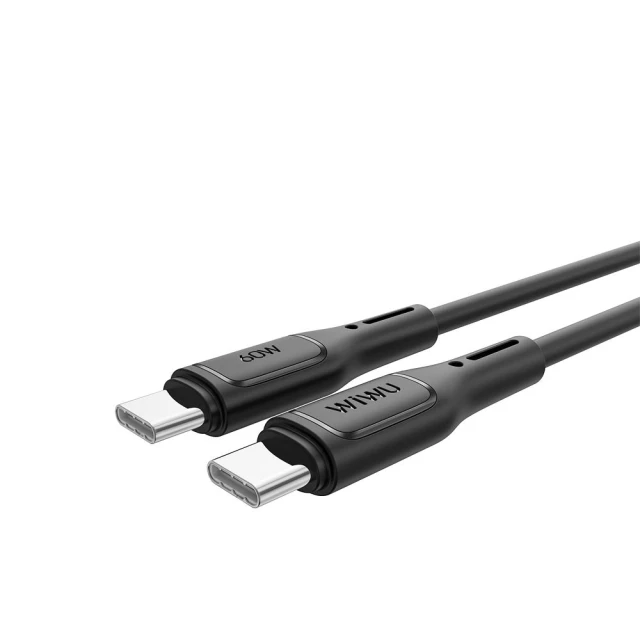 Кабель USB C to USB C Wiwu 30W Wi-C043E Black (6976975615737)
