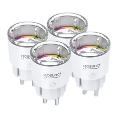 Розумна розетка Gosund EP2-Z ZigBee 10A 4шт (EP2-Z-4)