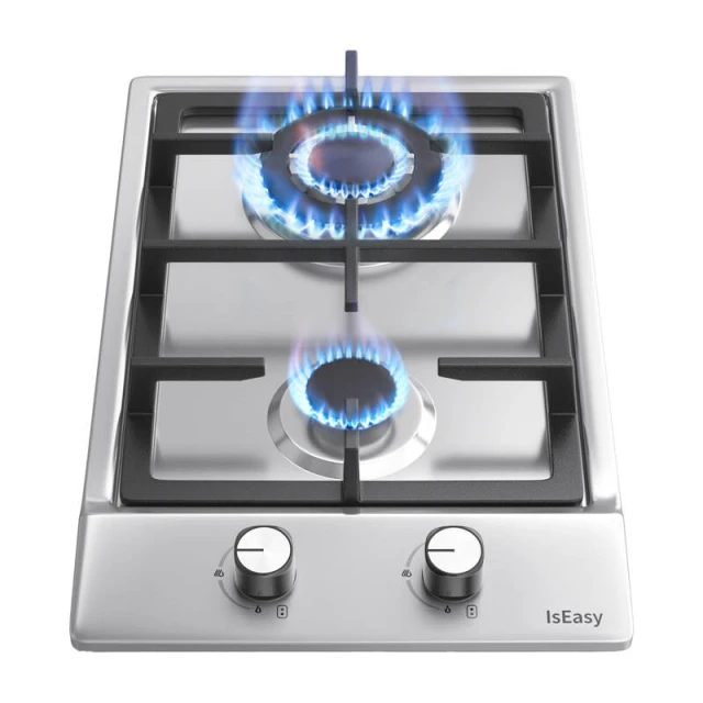 Варильна газова плита IsEasy MGBS-312A 2 конфорки (6977132450178)