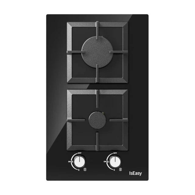 Варильна газова плита IsEasy MGBG-312S2C 2 конфорки (6977132450253)