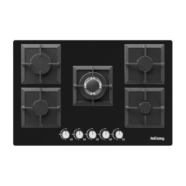 Плита газова IsEasy MGBG-775S2 5 палників (6977132450277)